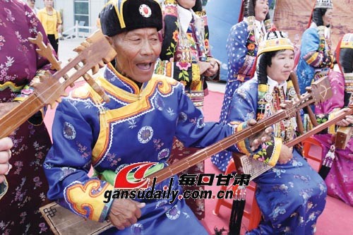 库尔勒的蒙古族民间艺人