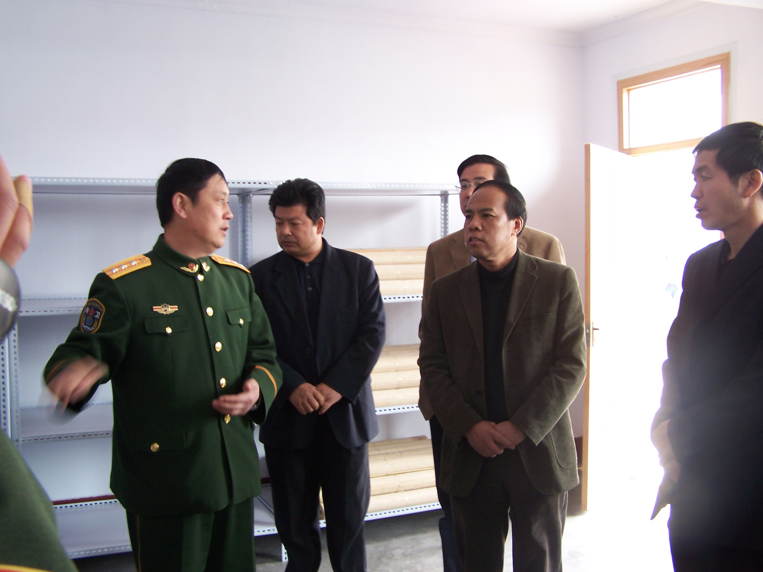 石晶到通渭就部队正规化建设进行了调研-调研