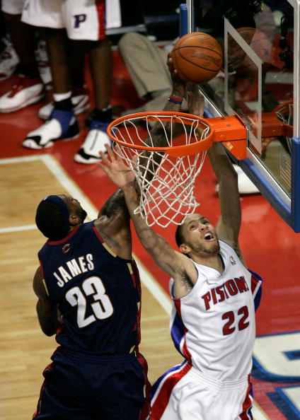 骑士vs活塞 詹姆斯封盖普林斯 -詹姆斯