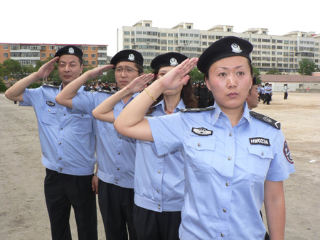 兰州护卫亮相金城-,护卫,-甘肃