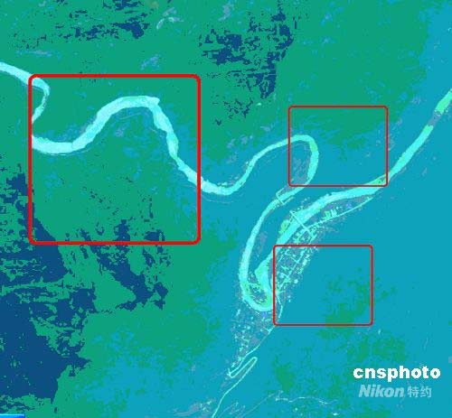 高分辨率卫星遥感影像监测汶川地震-新闻,时事