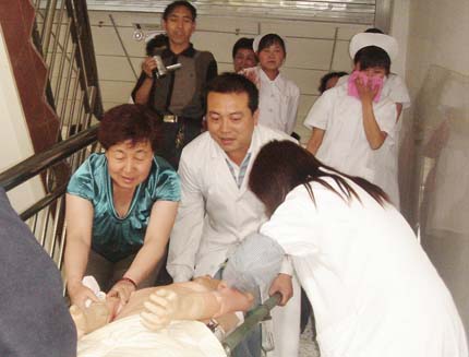 庆阳市妇幼保健系统举办员工消防安全知识培训