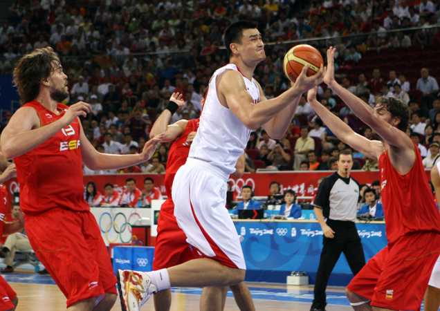 血性男篮 差点挑翻世界冠军-中国男篮|姚明|西班