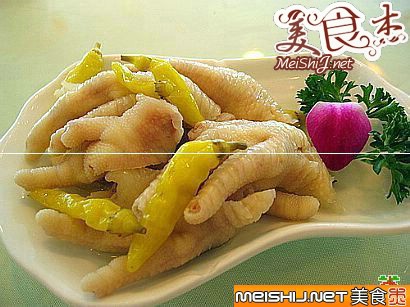 香港小吃:凤爪的螺丝洋葱炒做法肉图片