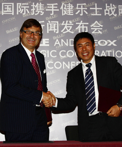 可以呼吸的鞋 健乐士携手百丽