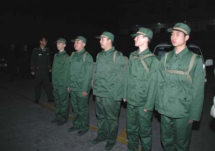 嘉峪关消防支队今年20名新兵全部到队-嘉峪关