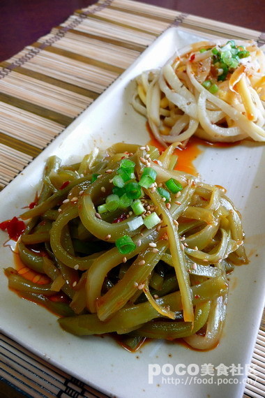 清炒凉拌贡菜两种吃法-凉拌-美食