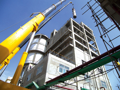 甘肃瓮福集团部分工程设备已安装完毕-工程|设