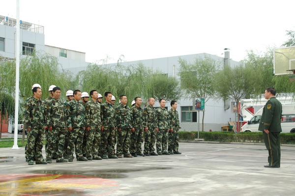 张掖消防支队举办规范运动会比赛项目动作示范