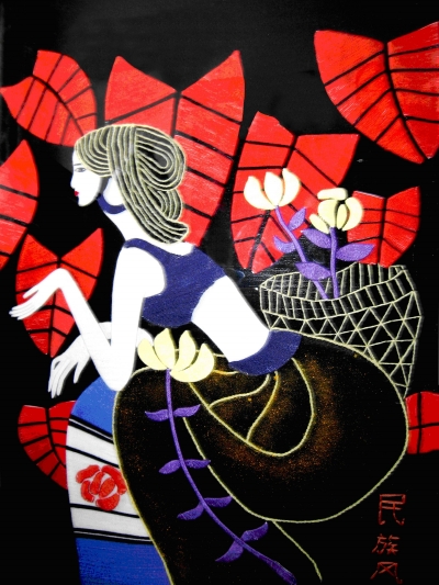 聋哑姑娘潘雪梅手工作品-聋哑|姑娘|潘雪梅|手工