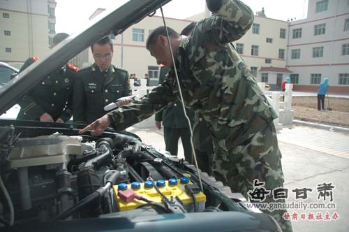 金昌消防支队进行车辆器材装备检查为执勤战备