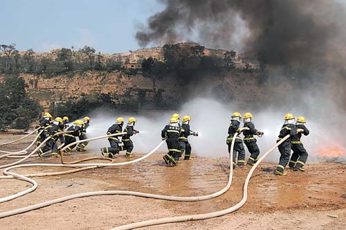 陇南市消防部队加强队伍建设保障人民生命财产