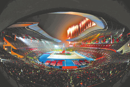  亚残 运会广州启幕(组图)- 亚残 运会-每日甘肃-甘