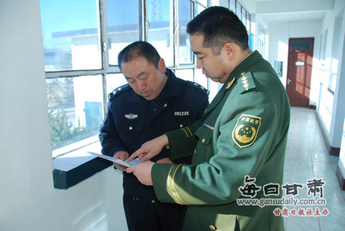 肃州区公安局消防科指导辖区派出所消防监督执