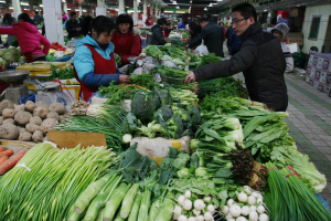 大青山蔬菜瓜果批发市场成为首个试点市场,凡进入市场的蔬菜,瓜果