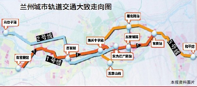 兰州轨道交通线路运行时间