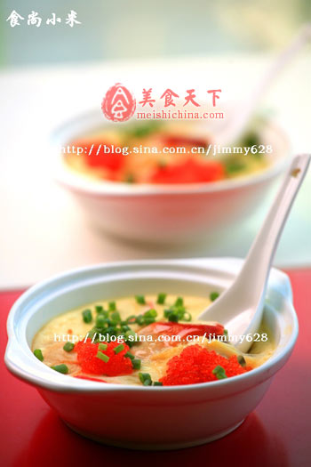 鹅肝鱼籽蒸蛋_高清绿鱼籽寿司卷_海鲜鱼籽蒸蛋(3)