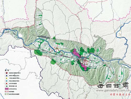 《兰州市城市总体规划(2011-2020)》(草案)(组图)