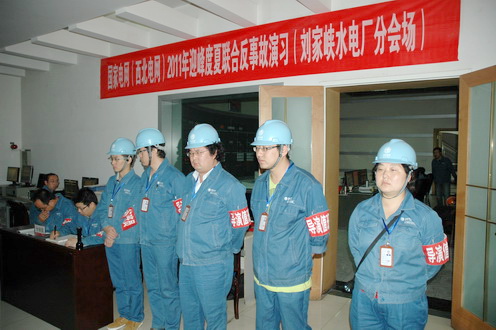 刘电厂成功举行迎峰度夏联合反事故演习-刘电