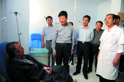 王玺玉在卫生系统调研-王玺玉|卫生系统-每日甘