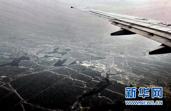 全球遇最冷冬季 渤海逾三分之一结冰(组图)-渤