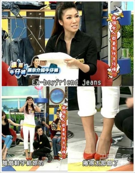 学习康熙来了挑牛仔裤-牛仔裤