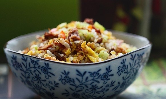 黄瓜牛肉蛋炒饭-蛋炒饭-每日甘肃-美食