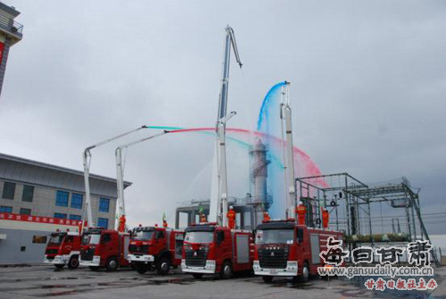 白银市为县区消防大队配备消防装备-白银市