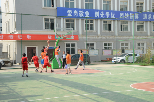 庆阳供电公司举办五四青年节篮球联谊比赛-