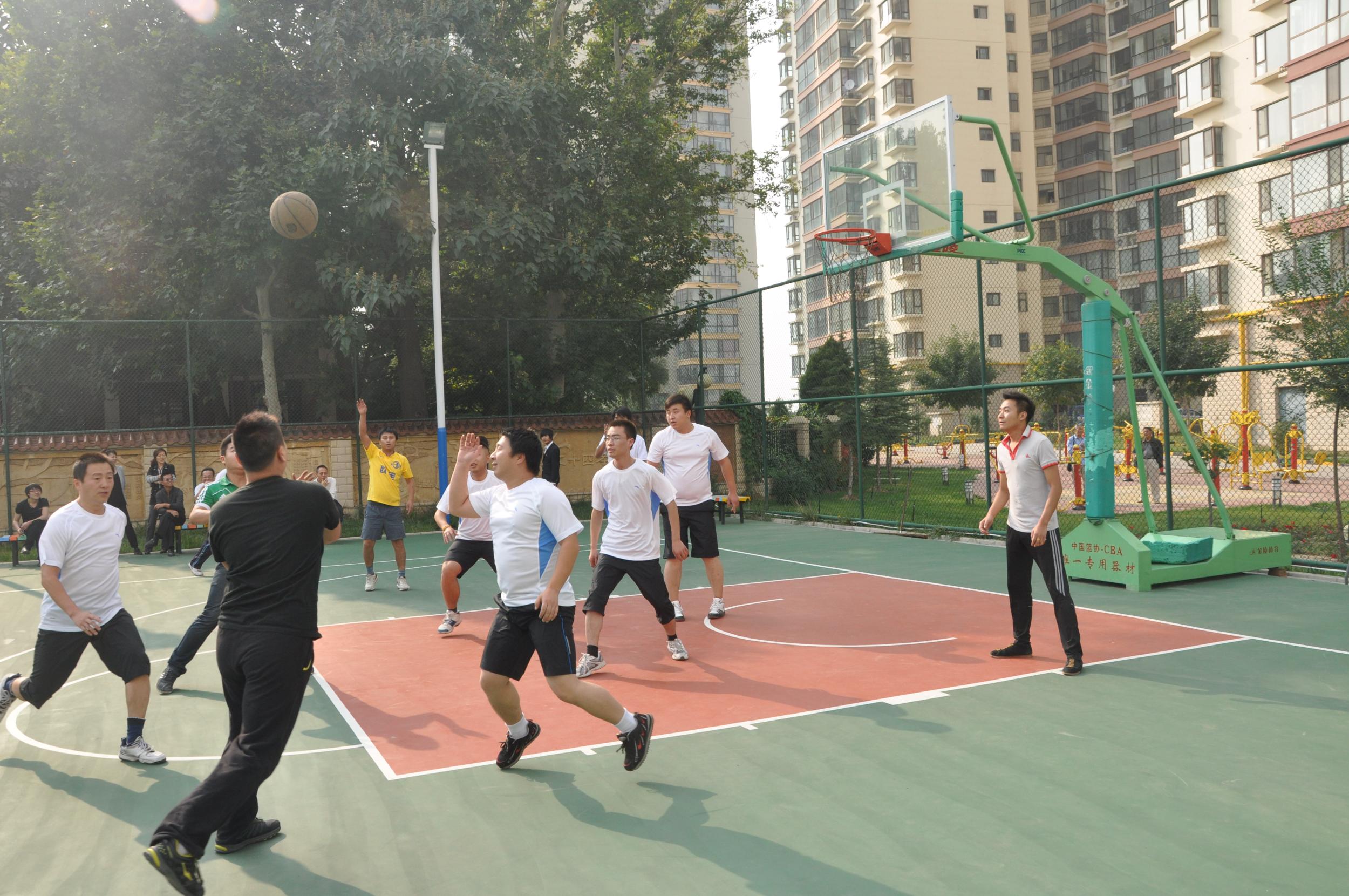 物资公司开展庆十一职工篮球比赛活动