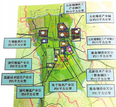 六大产业——      根据规划,兰州新区将主要围绕建设"西北地区重要的