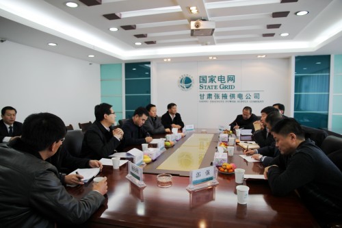 李晓辉与张掖市长黄泽元会谈-省电力-每日甘肃