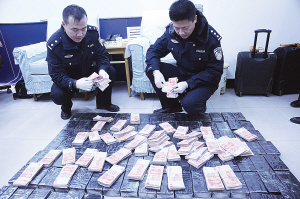 兰州警方破获跨国运输毒品案 缴获海洛因55公