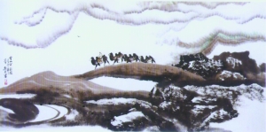 指墨间的墨画--张兴武指情趣赏析-墨画|赏析吧叉圈情趣图片