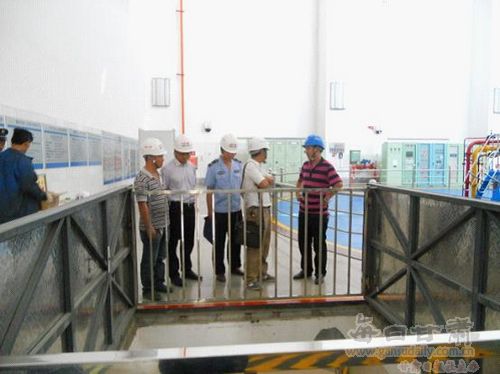 区安监局来水川镇大峡电厂进行安全生产检查