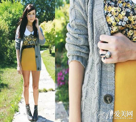 百搭的时尚<em>毛衣外套</em>早秋必备单品-外套-每日甘