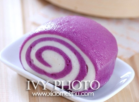 年味家宴之:紫薯花卷