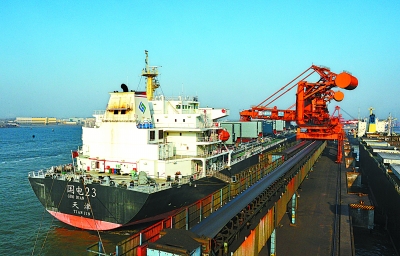秦皇岛港煤炭码头2013年货物吞吐量达36498