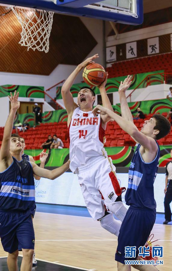 男篮世青赛:中国队不敌阿根廷(图)-男篮世青赛