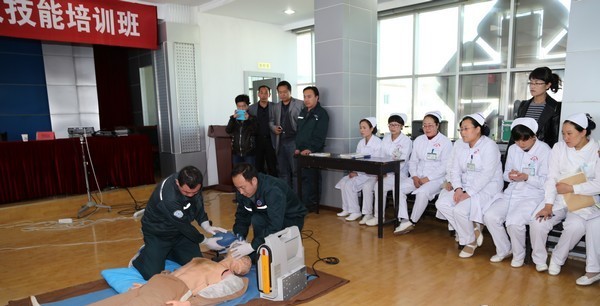 清水县举办卫生系统急诊急救技能培训-技能培