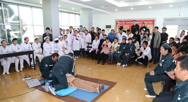 清水县举办卫生系统急诊急救技能培训-技能培