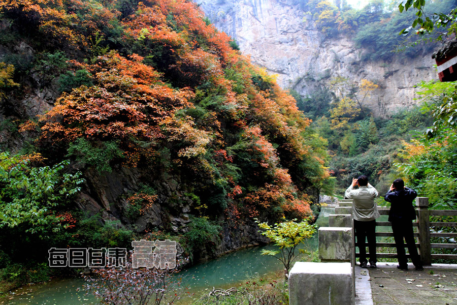 【摄影】深秋的成县西峡风景如画(高清组图)