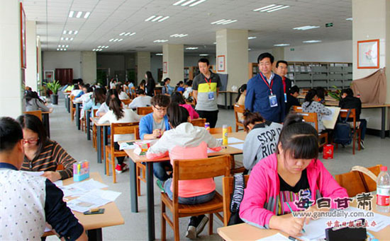 教育部中国书画等级考试甘肃考区在兰州城市学