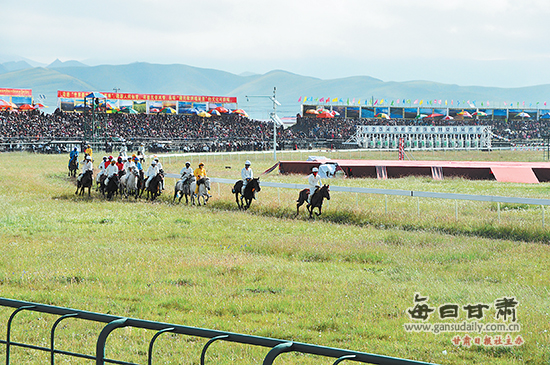 第十届格萨尔赛马节玛曲开幕-赛马节|格萨尔|玛