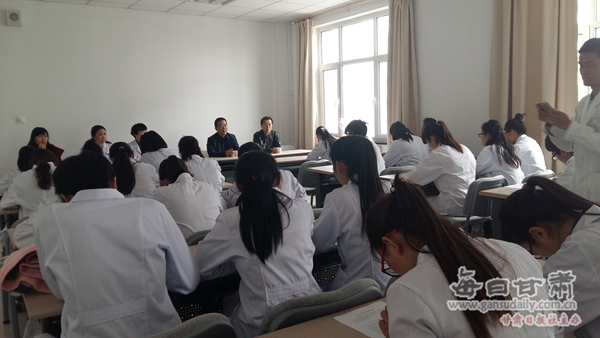 河西学院医学院领导带队检查学生实习工作-河西学院