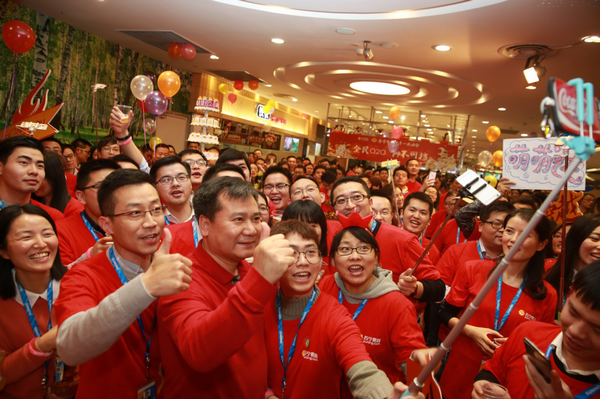 苏宁双十一暴增193% 张近东深夜1000万重奖