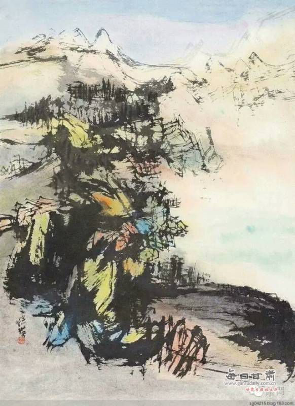 中国山水画大师孙瑛孙大石先生逝世