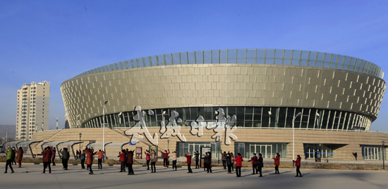 武威体育馆成为市民健身休闲重要场所（图）