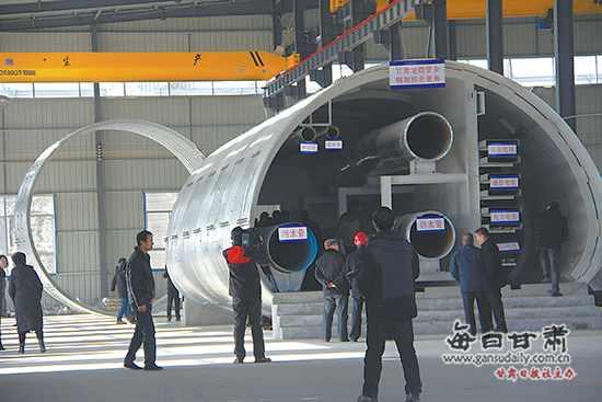 甘肃龙腾管业有限公司正在建设的地下管廊项目