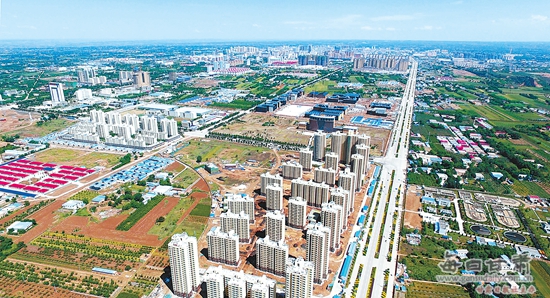 【图片新闻】建设中的庆阳市南区